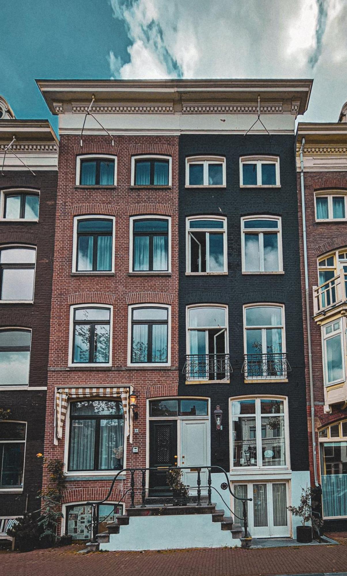 The Black Beauty Private Studio With Canal View From 1799 Amsterdam Bagian luar foto